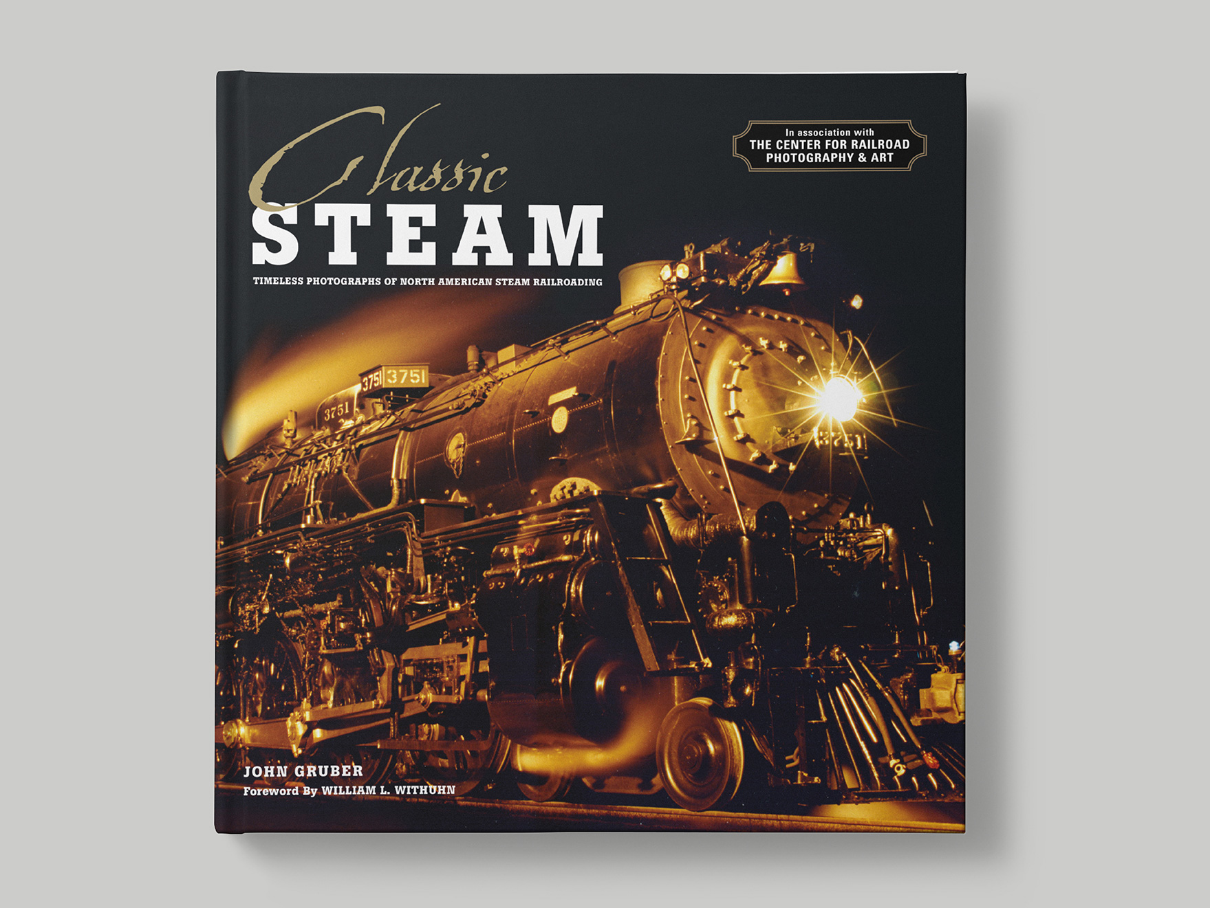 Book cover design for Classic Steam