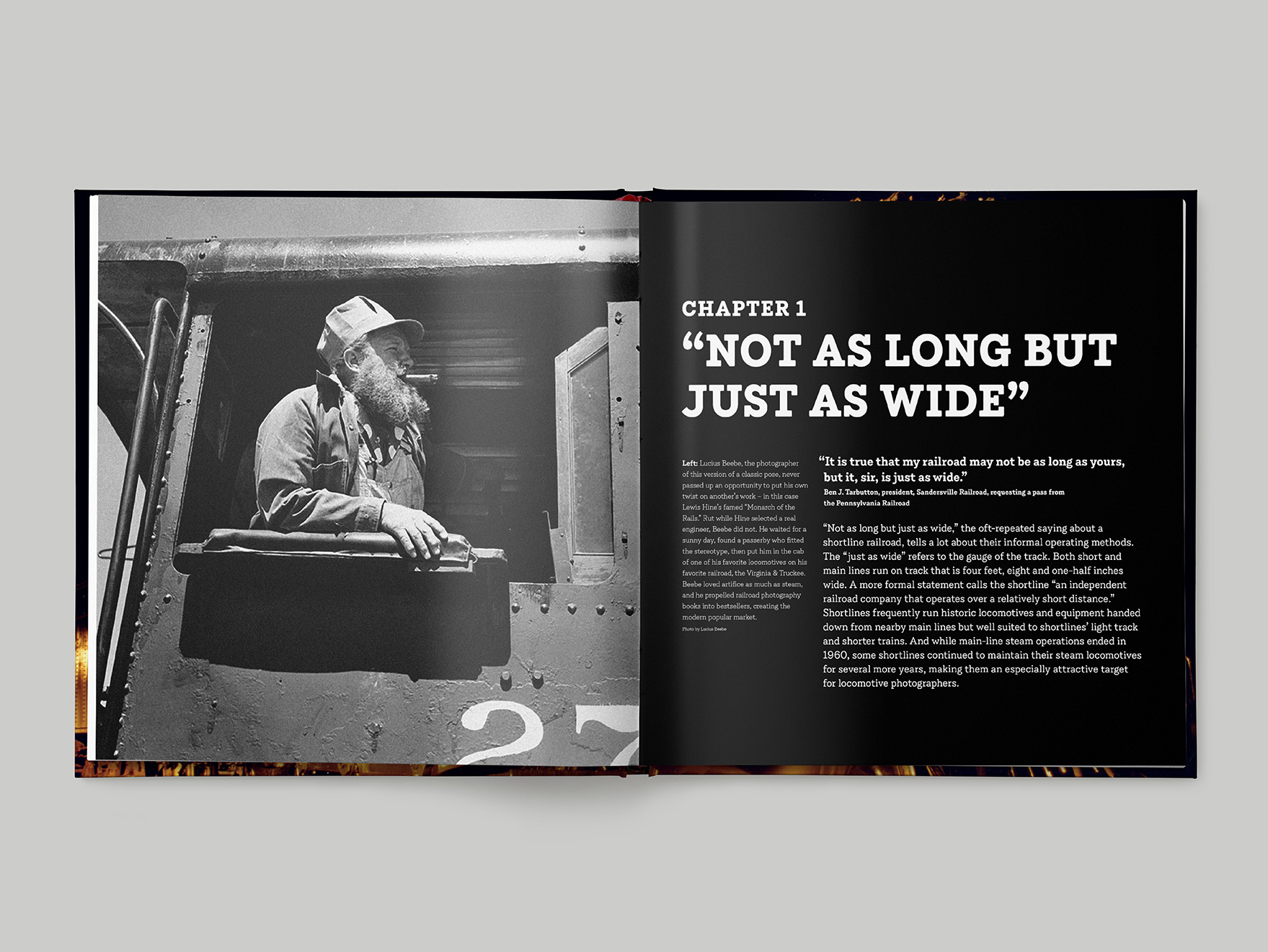 Inside pages from Classic Steam showing the pener pages for chapter two