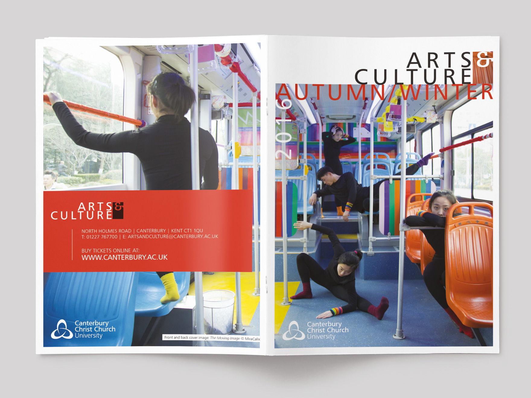 Front and back cover to the Autumn 2016 issue of Arts & Culture magazine