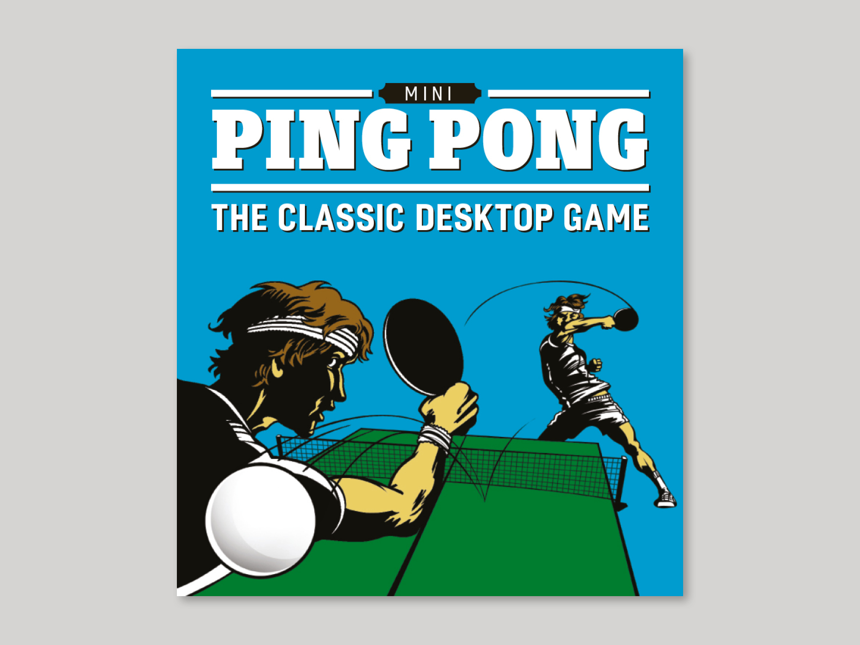 Box front to the Ping Pong Mini Kit game